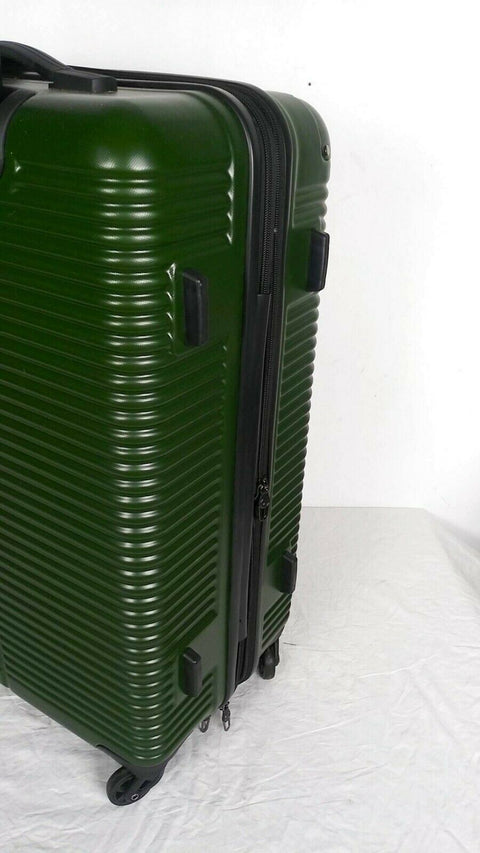 $360 REVO Mini Pipeline 25" Hardside Expandable Spinner Suitcase Luggage Green