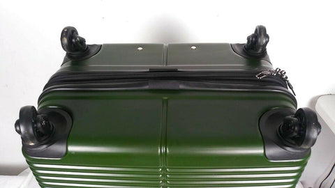 $360 REVO Mini Pipeline 25" Hardside Expandable Spinner Suitcase Luggage Green