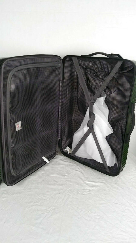 $360 REVO Mini Pipeline 25" Hardside Expandable Spinner Suitcase Luggage Green