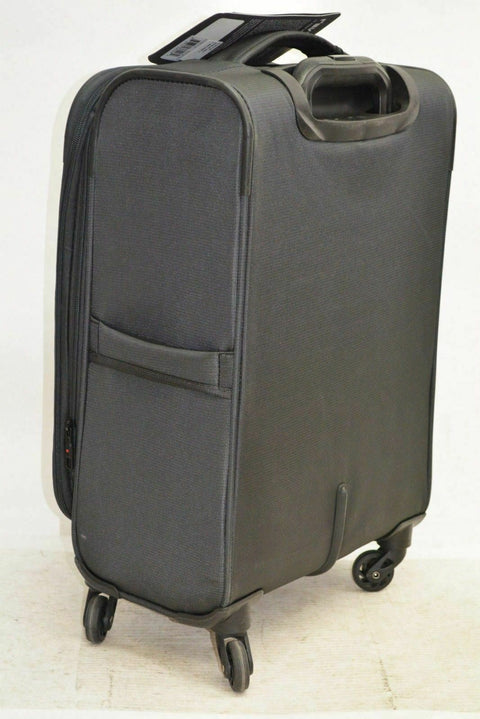 $160 NEW Revo Airborne 20" Soft Spinner Suitcase Carry on luggage Gray - evorr.com
