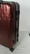 $200 Revo Rain 25" Hard Case Expandable Spinner Suitcase Luggage Red TSA Lock