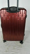 $200 Revo Rain 25" Hard Case Expandable Spinner Suitcase Luggage Red TSA Lock