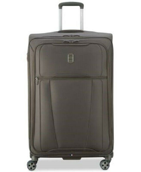 $360 Delsey Helium 360 29" Expandable Spinner Suitcase Luggage Soft Green Mocha