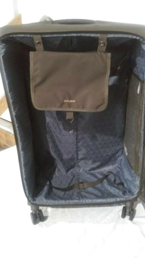 $360 Delsey Helium 360 29" Expandable Spinner Suitcase Luggage Soft Green Mocha