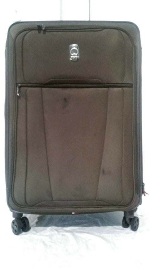 $360 Delsey Helium 360 29" Expandable Spinner Suitcase Luggage Soft Green Mocha