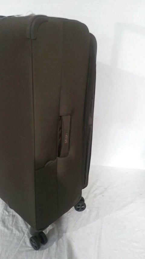 $360 Delsey Helium 360 29" Expandable Spinner Suitcase Luggage Soft Green Mocha