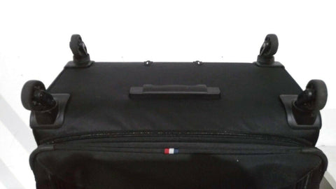 $320 New Delsey Opti-Max 29" Expandable Spinner Suitcase Luggage Softcase Black