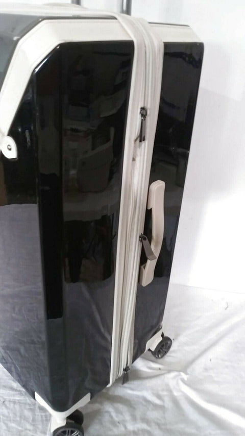 $350 BCBG MAXAZARIA Luxe 28" Hardside Expandable Spinner Suitcase Luggage