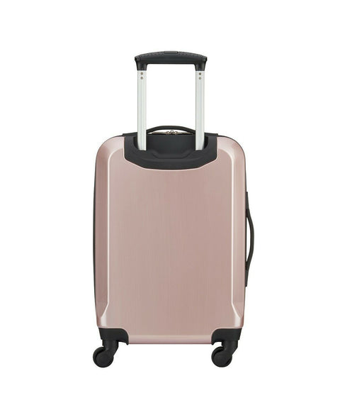 $300 NEW Delsey Air Quest 21" Carry-On Spinner Suitcase Rose Hardside Luggage