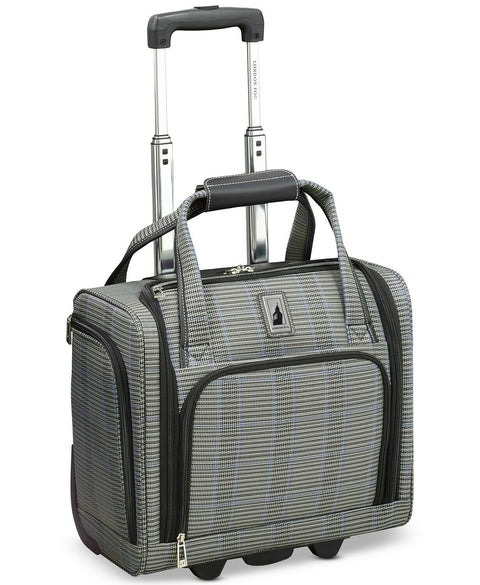 $240 LONDON FOG Knightsbridge II 15" Wheel Under-Seat Carry-On Suitcase Luggage