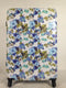 $340 TAG Pop Art 28" Hard Shell Luggage Expandable Suitcase Blue White Floral