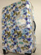 $340 TAG Pop Art 28" Hard Shell Luggage Expandable Suitcase Blue White Floral