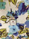 $340 TAG Pop Art 28" Hard Shell Luggage Expandable Suitcase Blue White Floral