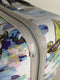 $340 TAG Pop Art 28" Hard Shell Luggage Expandable Suitcase Blue White Floral