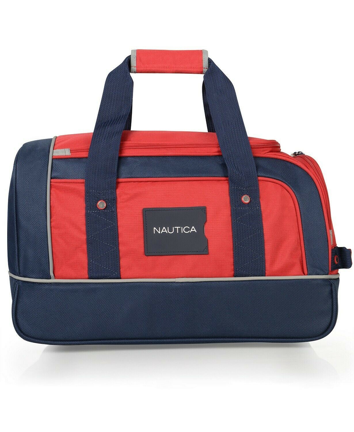 New NAUTICA Submariner 20" Duffel Carry On Bag Travel Suitcase Red