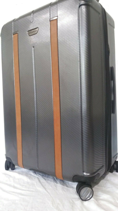 $360 New Ricardo Cabrillo 29" HardShell Travel Spinner Suitcase Luggage Gray TSA