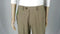New Haggar Men Classic Fit Beige Flat Front Dress Pants Repreve Stria Size 34x31