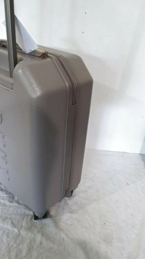$225 DKNY Allure 20" Hardside Spinner Suitcase Travel Luggage Carry On Gray