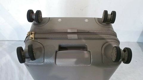 $225 DKNY Allure 20" Hardside Spinner Suitcase Travel Luggage Carry On Gray