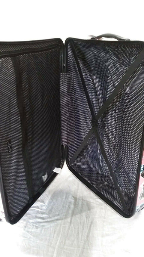 $320 New Jessica Simpson Pink Cactus Printed 29" Hardside Spinner Suitcase