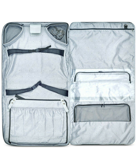 $220 Delsey Opti-Max Book Opening Garment Bag Luggage Suitcase Black