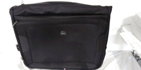 $220 Delsey Opti-Max Book Opening Garment Bag Luggage Suitcase Black