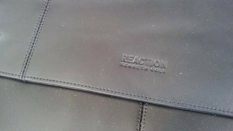 $320 New Kenneth Cole Reaction Leather Flapover Laptop Business Messenger Bag