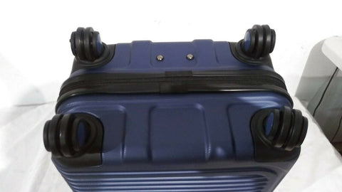 $260 Travel Select Savannah 20" Hard Spinner Carry On Luggage Suitcase Blue