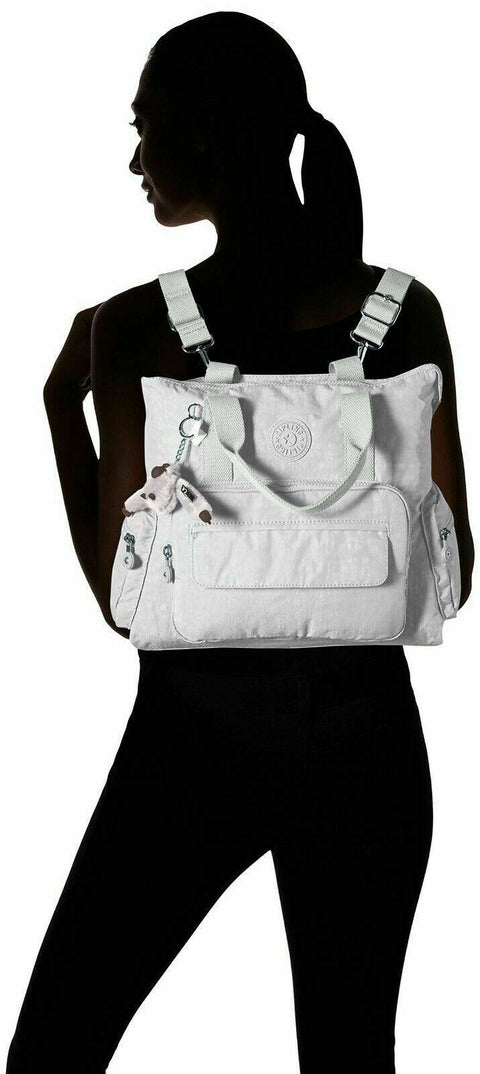 $129 New Kipling Women's Alvy 2-in-1 Convertible Tote Bag Backpack Wear 2 Ways - evorr.com