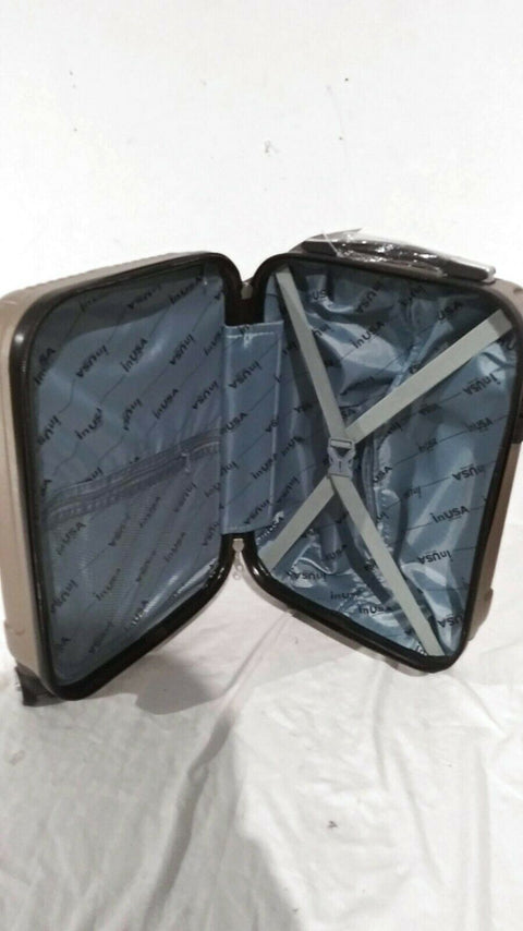 $240 INUSA CHICAGO LIGHTWEIGHT HARDSIDE SPINNER 18" CARRY-ON LUGGAGE SUITCASE