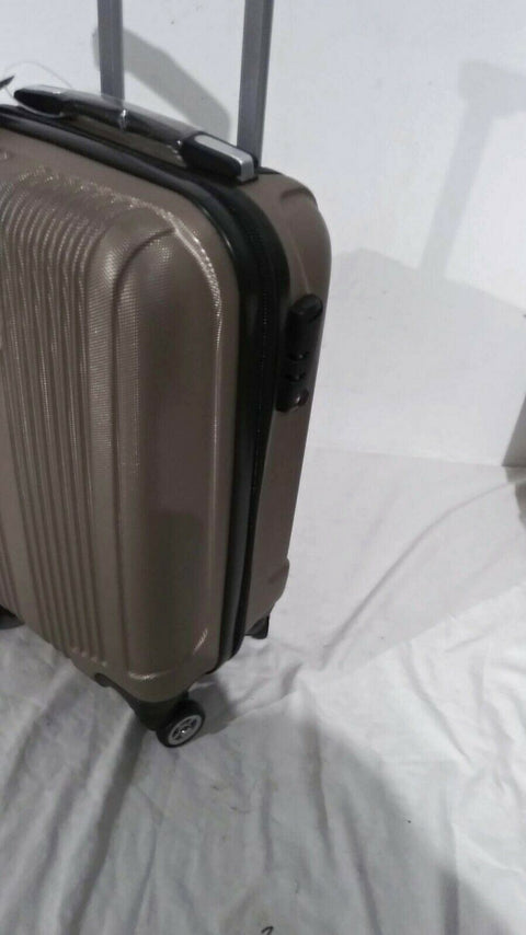 $240 INUSA CHICAGO LIGHTWEIGHT HARDSIDE SPINNER 18" CARRY-ON LUGGAGE SUITCASE