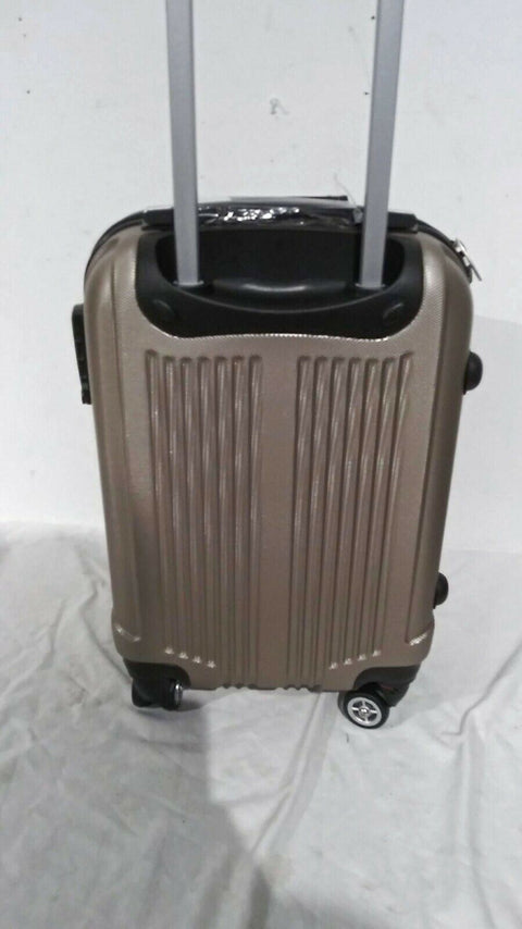 $240 INUSA CHICAGO LIGHTWEIGHT HARDSIDE SPINNER 18" CARRY-ON LUGGAGE SUITCASE