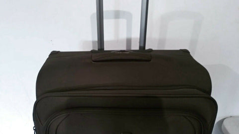 $300 Delsey Helium 360 25" Expandable Spinner Suitcase Mocha Luggage