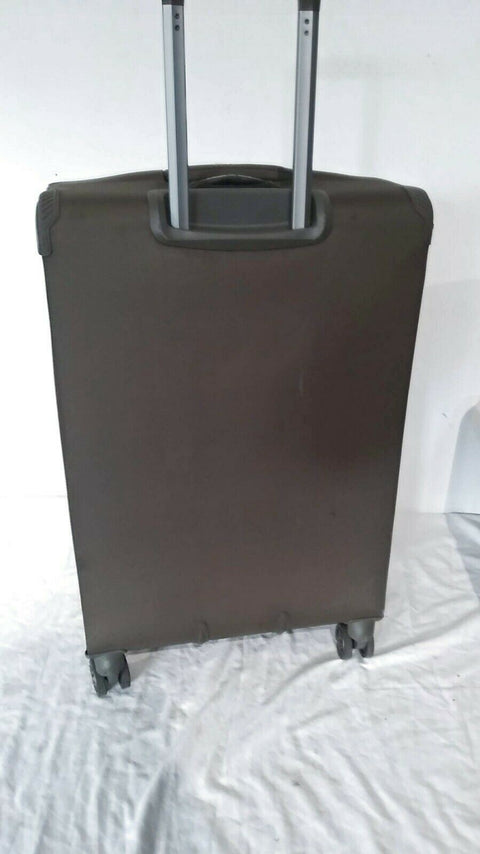 $300 Delsey Helium 360 25" Expandable Spinner Suitcase Mocha Luggage