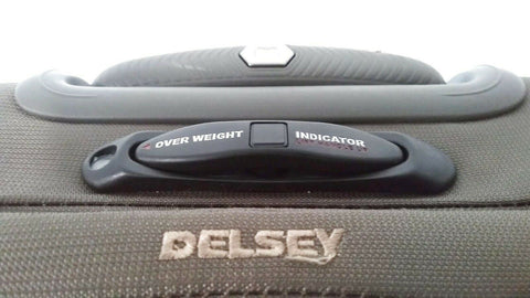$300 Delsey Helium 360 25" Expandable Spinner Suitcase Mocha Luggage