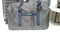 $500 New Nautica Sea Tide 4-Piece Hardside Luggage Set Gray Green Travel Bag