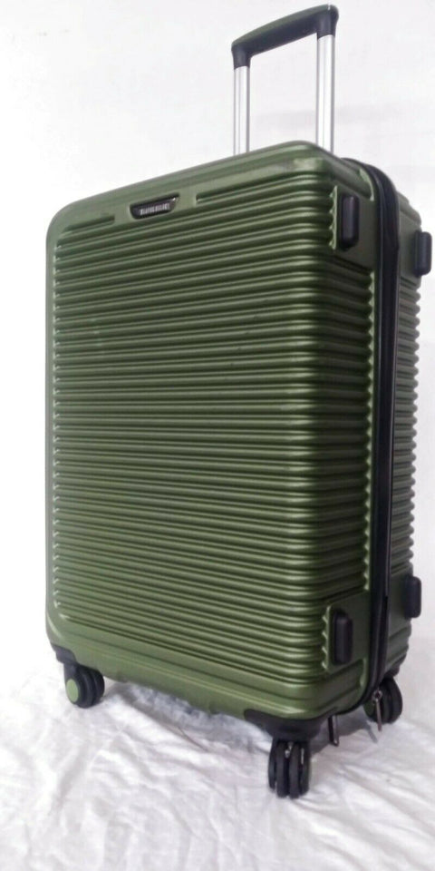 $360 Travel Select Savannah 24" Hard Case Spinner Wheels Luggage Suitcase Green