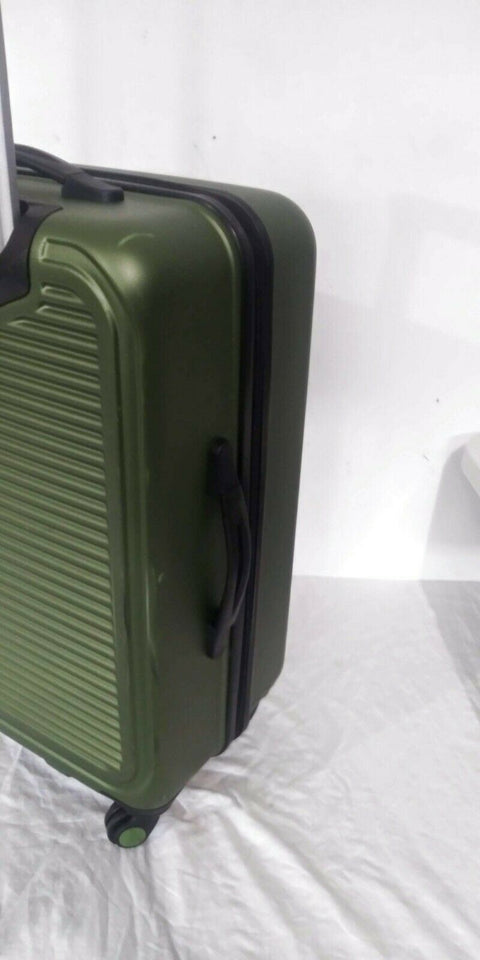 $360 Travel Select Savannah 24" Hard Case Spinner Wheels Luggage Suitcase Green