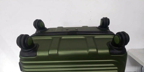 $360 Travel Select Savannah 24" Hard Case Spinner Wheels Luggage Suitcase Green
