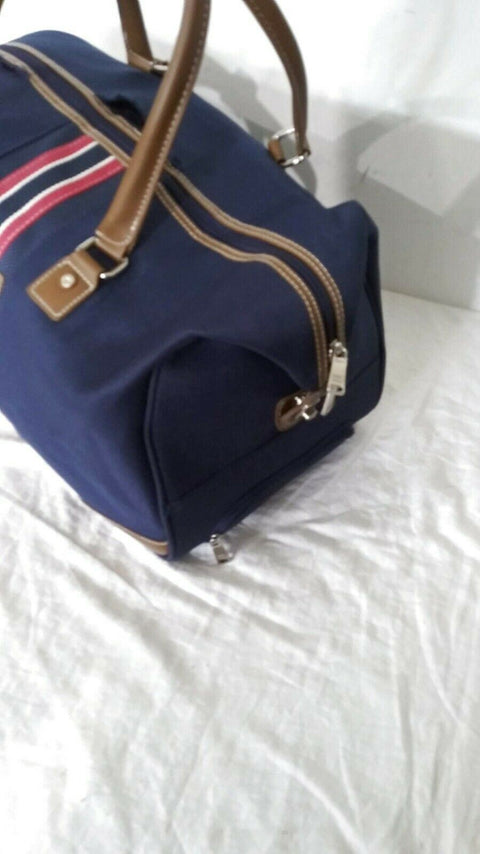 $200 Tommy Hilfiger Freeport Rolling City Duffel Bag 20" Carry On Luggage Bag