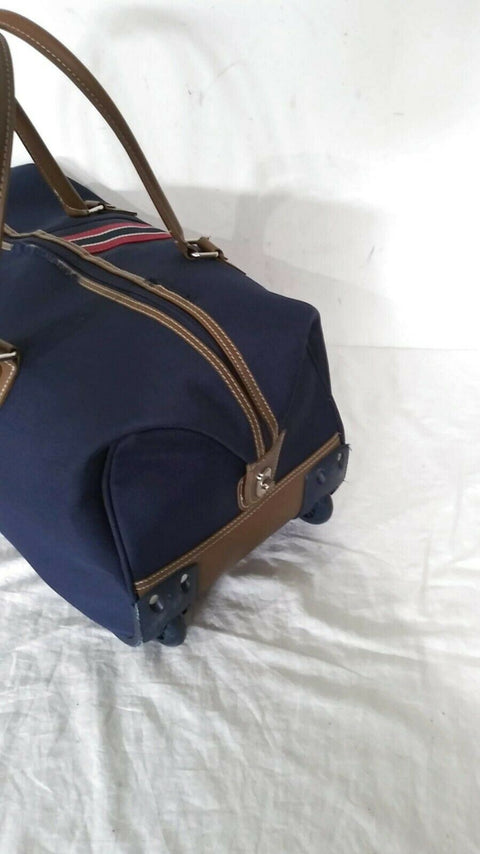 $200 Tommy Hilfiger Freeport Rolling City Duffel Bag 20" Carry On Luggage Bag