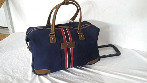 $200 Tommy Hilfiger Freeport Rolling City Duffel Bag 20" Carry On Luggage Bag