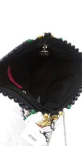 $88 Betsey Johnson Womens Just Bead It Clutch/Crossbody Shoulder Bag Multi Beads - evorr.com