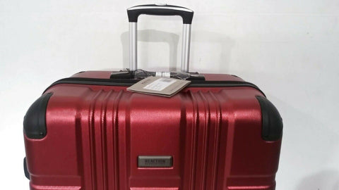 $480 New Kenneth Cole Reaction 42nd Street Suitcase Luggage Hard case Red  28"