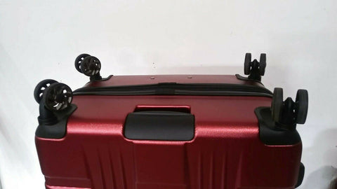 $480 New Kenneth Cole Reaction 42nd Street Suitcase Luggage Hard case Red  28"