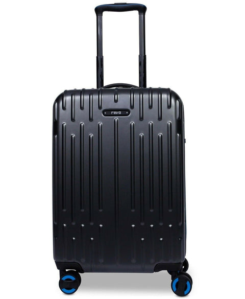 $160 REVO Rain 20" Expandable 8 Spinner Wheels Carry On Suitcase Hard Luggage