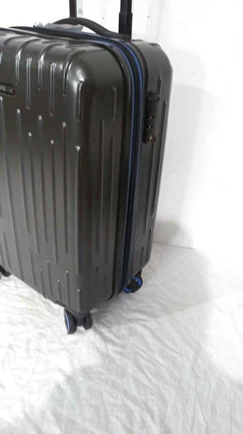 $160 REVO Rain 20" Expandable 8 Spinner Wheels Carry On Suitcase Hard Luggage