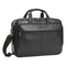 $260 Kenneth Cole Reaction Manhattan Leather Double Gusset Laptop Briefcase Bag