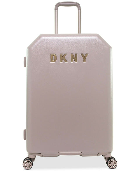 $275 DKNY Allure 24" Hardcase Spinner Wheel Suitcase Travel Luggage GRAY