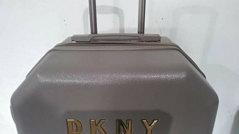 $275 DKNY Allure 24" Hardcase Spinner Wheel Suitcase Travel Luggage GRAY